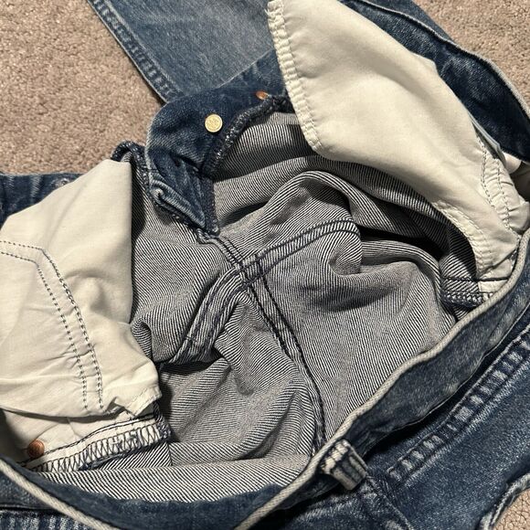 MOTHER Jeans 24 The Tomcat in Completely Over Distressed Straight High Rise - Picture 4 of 8